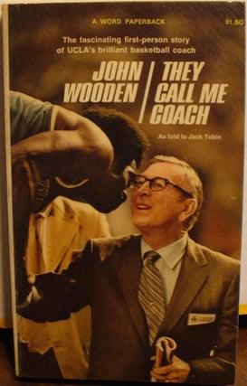 Item #220 They Call Me Coach. John Wooden, Jack Tobin