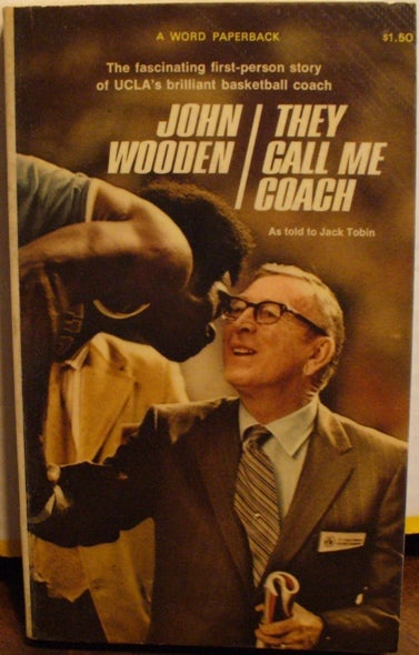 Item #220 They Call Me Coach. John Wooden, Jack Tobin.