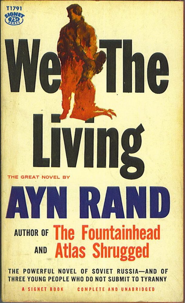 Item #392 We the Living. Ayn Rand.