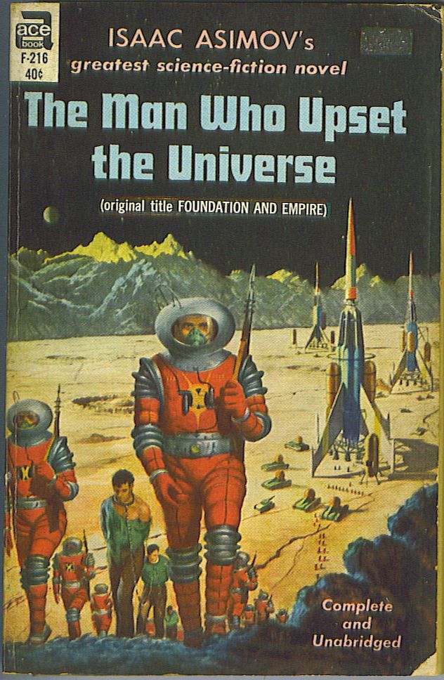 Item #469 The Man Who Upset the Universe. Isaac Asimov.