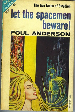 Item #727 Let the Spacemen Beware! / The Wizard of Starship Poseidon. Poul Anderson, Kenneth Bulmer
