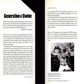 Generation of Swine Gonzo Papers Vol. 2: Tales of Shame and Degradation in the 80's