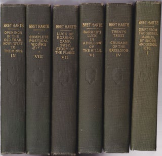 Item #1166 The Works of Bret Harte Argonaut Edition (18 of 25 Volumes). Bret Harte