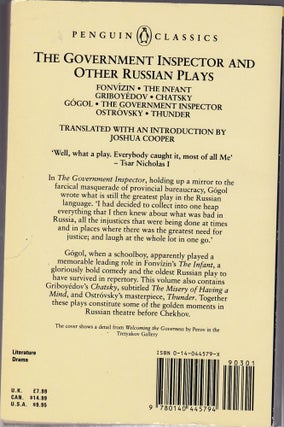 The Government Inspector and Other Russian Plays