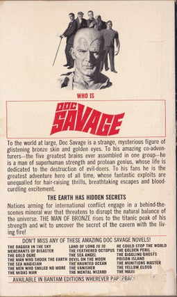 The Living Fire Menace, a Doc Savage Adventure (Doc Savage #61)