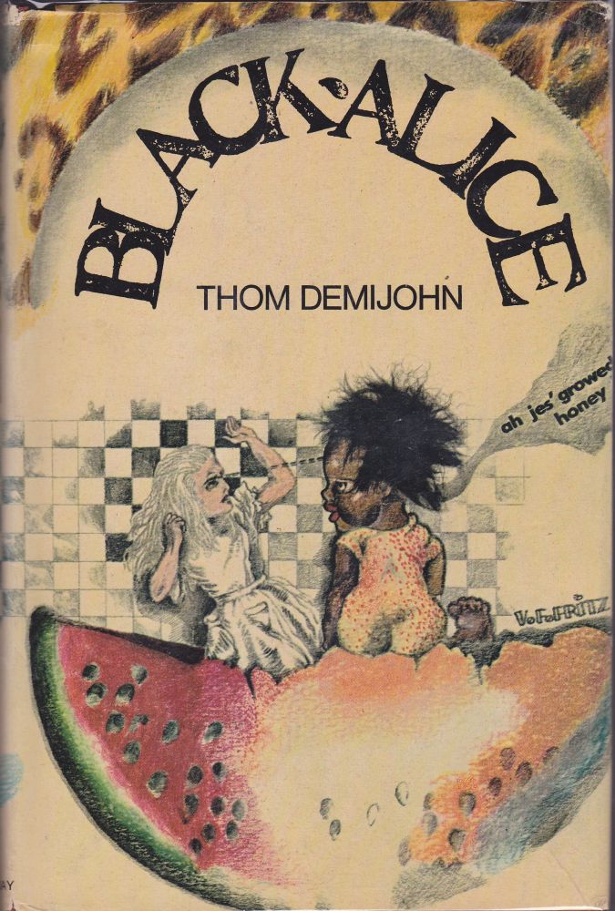 Item #2527 Black-Alice. Thom Demijohn.