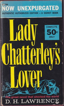 Item #2671 Lady Chatterley's Lover. D. H. Lawrence