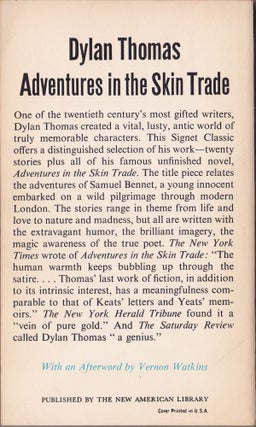 Adventures in the Skin Trade and Other Stories