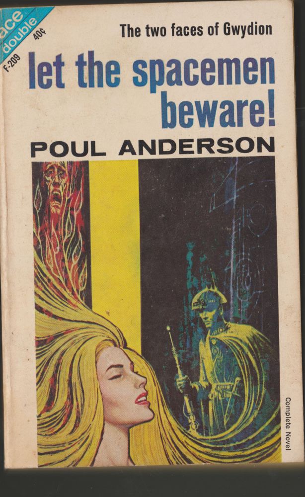 Item #2790 Let the Spacemen Beware! / The Wizard of Starship Poseidon. Poul Anderson, Kenneth Bulmer.