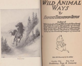 Wild Animal Ways (The Library of Pioneering and Woodcraft Vol. II)