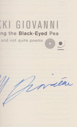 Quilting the Black-Eyed Pea: Poems and Not Quite Poems (includes signed promotional pamphlet)