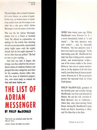 The List of Adrian Messenger