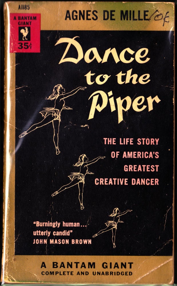 Item #3648 Dance to the Piper. Agnes De Mille.