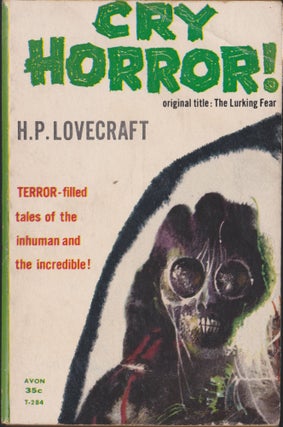 Item #3754 Cry Horror! H. P. Lovecraft