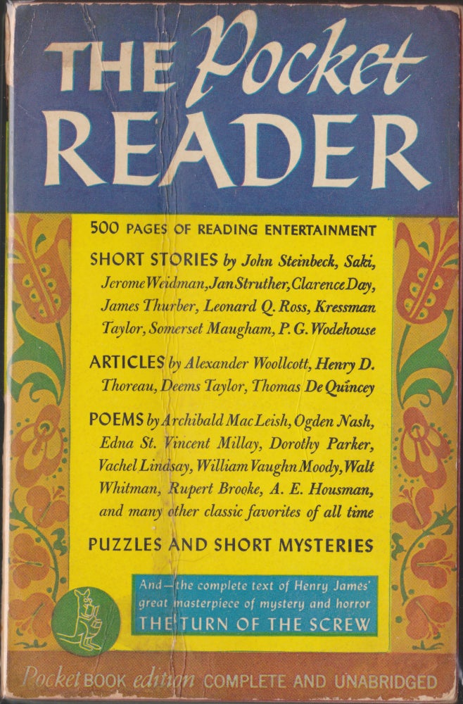 Item #3921 The Pocket Reader. Philip Van Doren Stern.