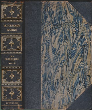 Item #4112 Les Miserables (Five Volumes In Three) (Volume 3 only). Victor Hugo