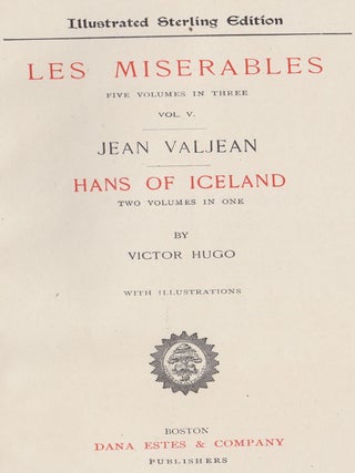 Les Miserables (Five Volumes In Three) (Volume 3 only)