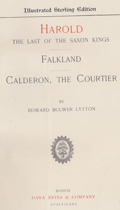 Harold: the Last of the Saxon Kings, Falkland, & Calderon, The Courtier