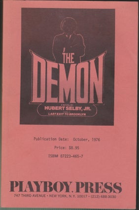 Item #4230 The Demon. Hubert Selby Jr