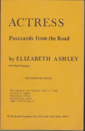 Item #4244 Actress, Postcards From The Road. Elizabeth Ashley