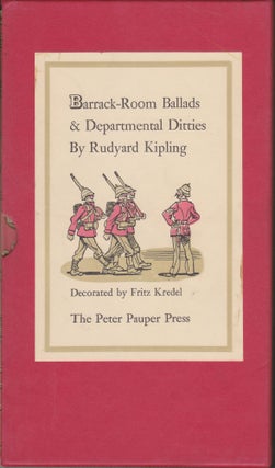 Item #4267 Barrack-Room Ballads & Departmental Ditties. Rudyard Kipling
