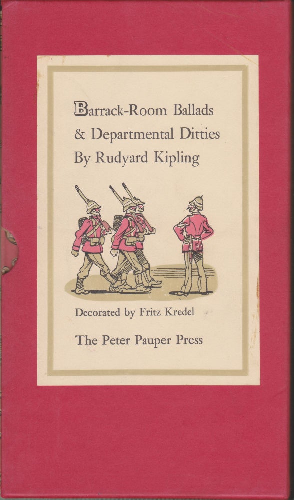 Item #4267 Barrack-Room Ballads & Departmental Ditties. Rudyard Kipling.