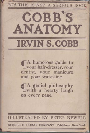 Item #4355 Cobb's Anatomy. Irvin S. Cobb