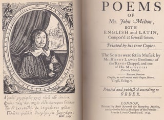Milton's Poems 1645