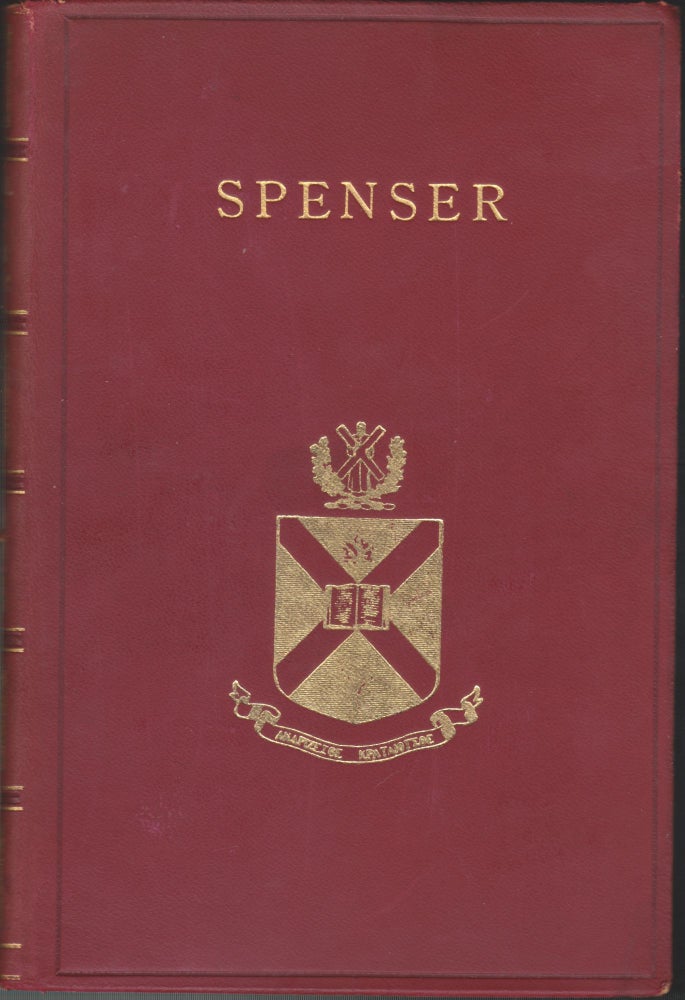 Item #4415 The Poetical Works Of Edmund Spenser; Edited with critical notes by J. C. Smith and E. De Selincourt with an introduction by E. De Selincourt and a glossary. Edmund Spenser.