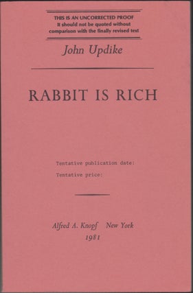 Item #4433 Rabbit Is Rich. John Updike