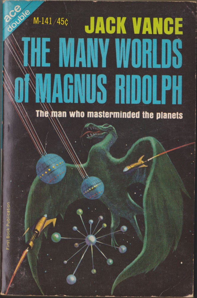 Item #4479 The Many Worlds of Magnus Ridolph / The Brains of Earth. Jack Vance.