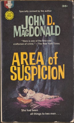 Item #4500 Area Of Suspicion. John D. MacDonald
