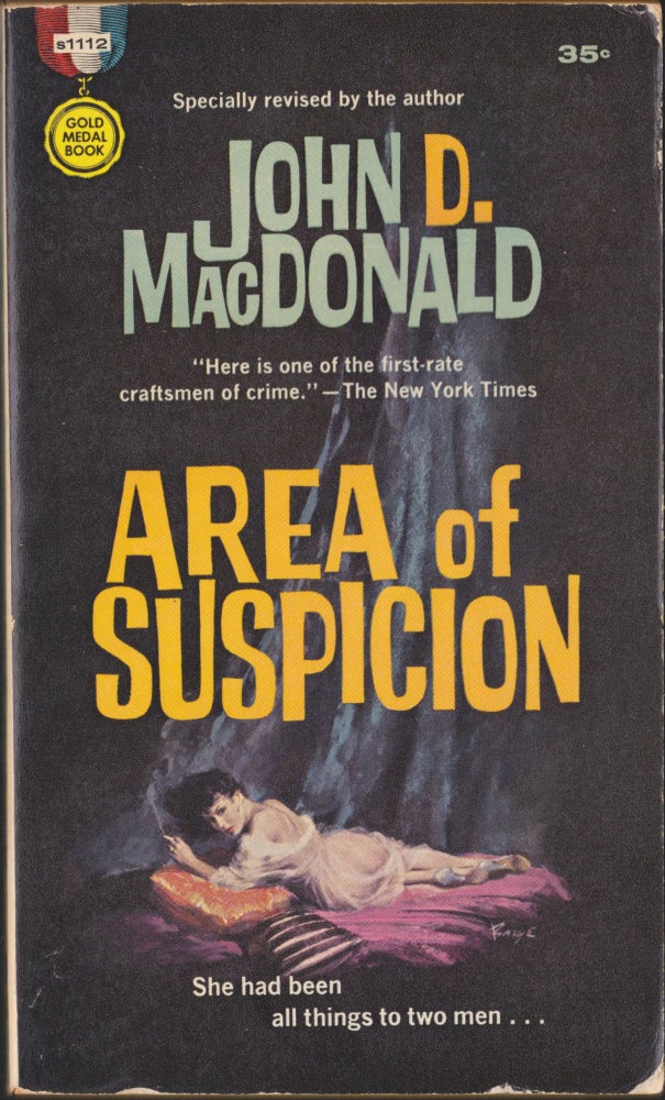 Item #4500 Area Of Suspicion. John D. MacDonald.