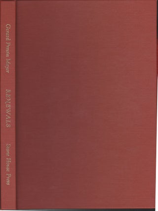 Renewals Selected Poems & Translations