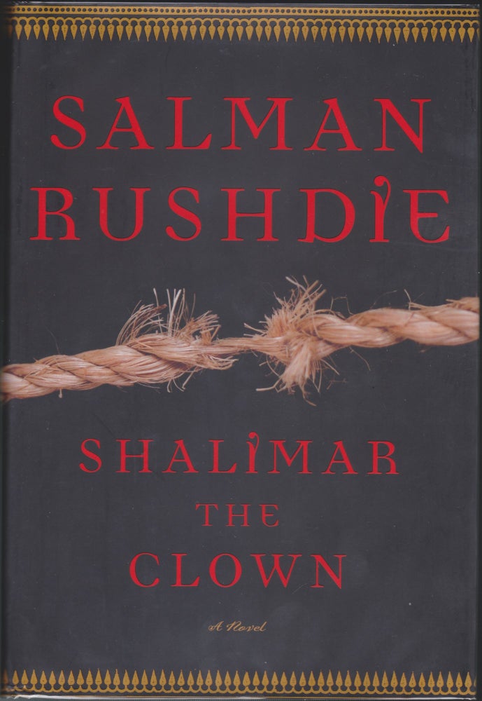 Item #4550 Shalimar The Clown. Salman Rushdie.