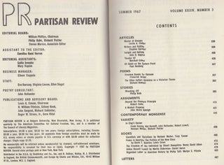 Partisan Review (Volume XXXIV, Number 3, Summer 1967)
