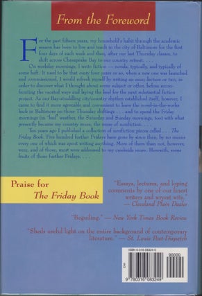 Further Fridays; Essays, Lectures, And Other Nonfiction, 1984-1994
