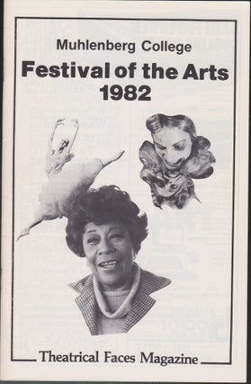 Item #4641 Festival Of The Arts 1982 (Pamphlet). Muhlenberg College, John Barth, John Ashberry,...