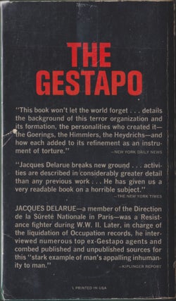 The Gestapo, A History Of Horror