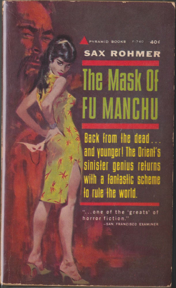 Item #4700 The Mask Of Fu Manchu. Sax Rohmer.