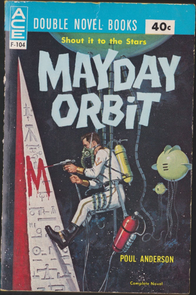 Item #4784 Mayday Orbit / No Man's World. Poul Anderson, Kenneth Bulmer.