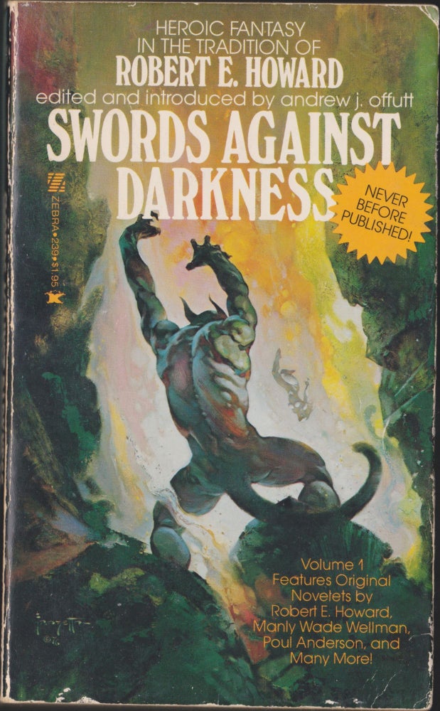 Item #4907 Swords Against Darkness. Andrew J. Offutt.