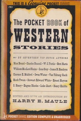 Item #4973 The Pocket Book Of Western Stories. Harry E. Maule