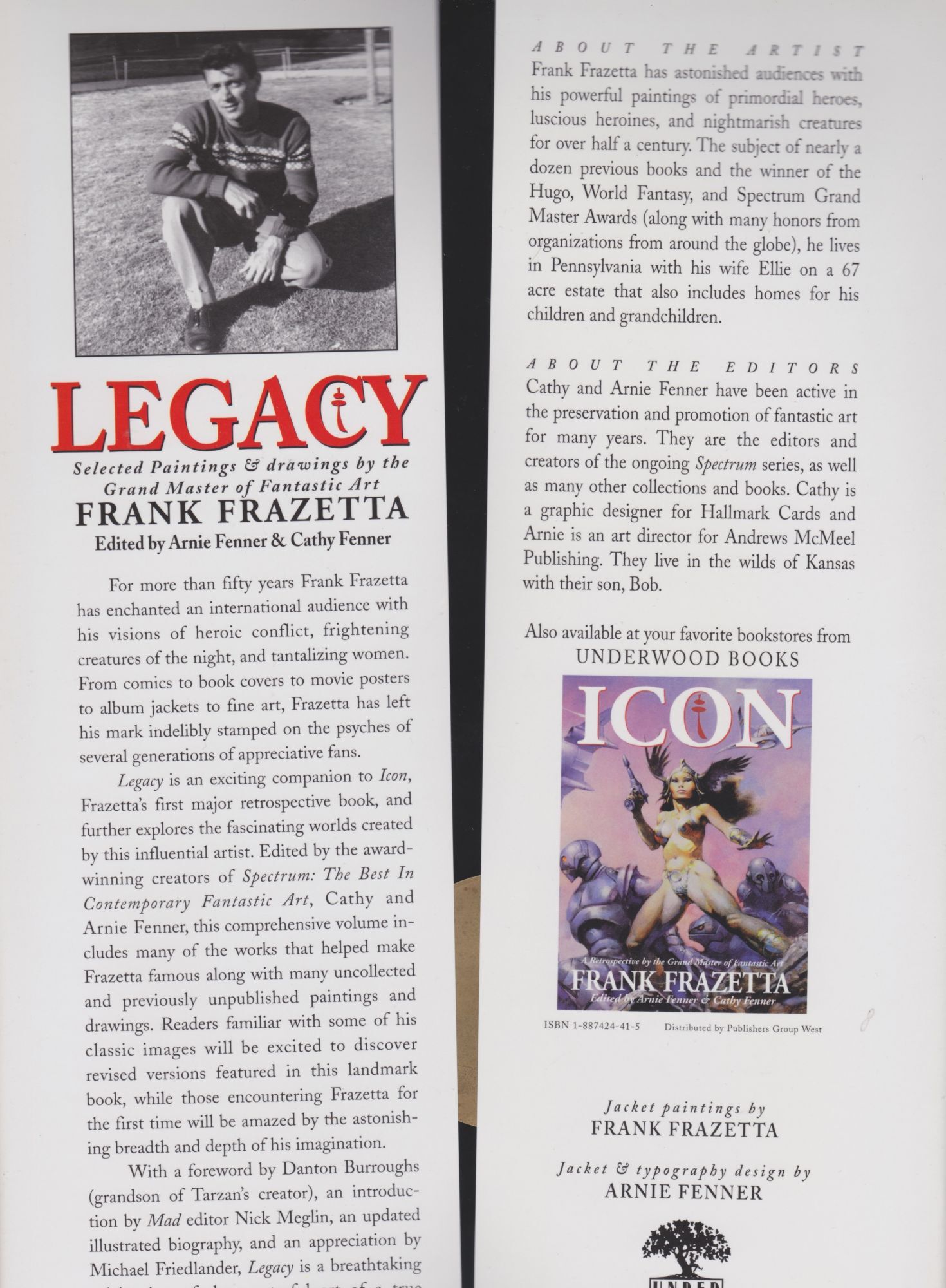 Legacy: Selected Paintings & Drawings By Frank Frazetta | Arnie