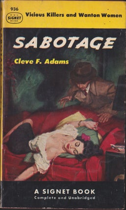 Item #5229 Sabotage. Cleve F. Adams