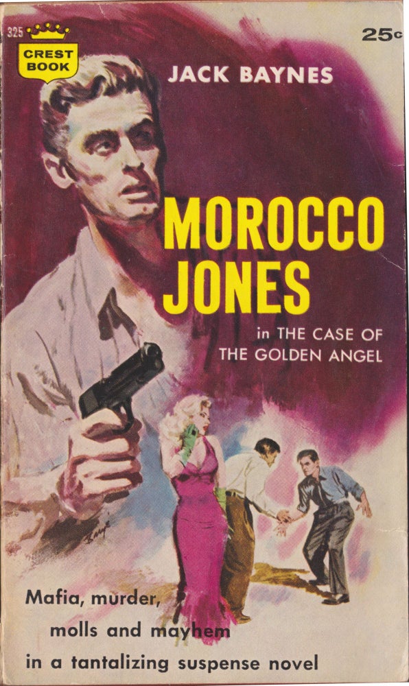 Item #5259 The Case Of The Golden Angel (Morocco Jones). Jack Baynes.