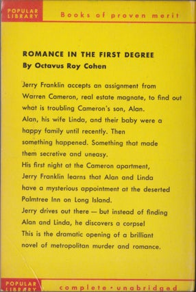 Romance In The First Degree