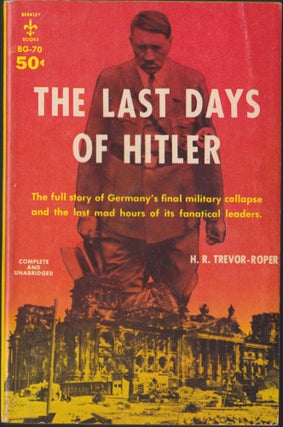 Item #5292 The Last Days Of Hitler. H. R. Trevor-Roper