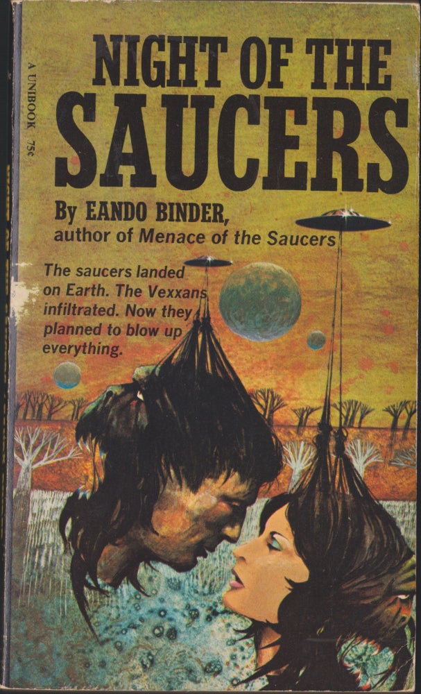 Item #5455 Night Of The Saucers. Eando Binder.