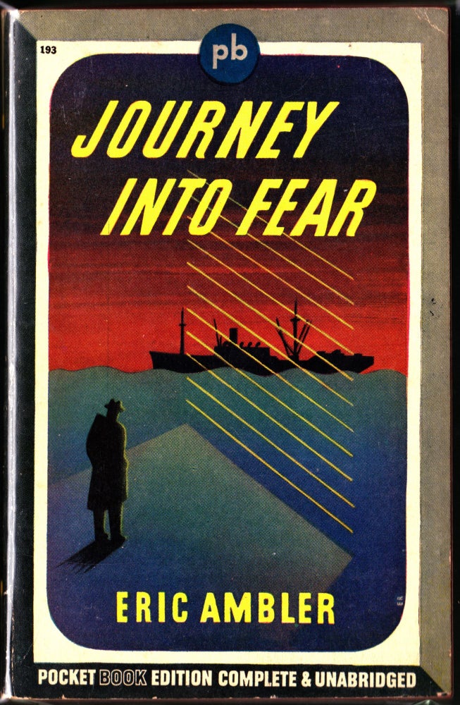 Item #5504 Journey Into Fear. Eric Ambler.
